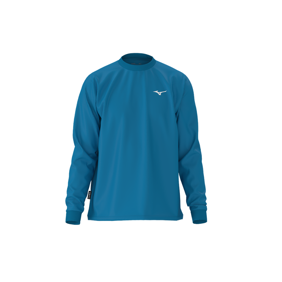 Mizuno Athleticwear new wave long sleeve Blue jewel